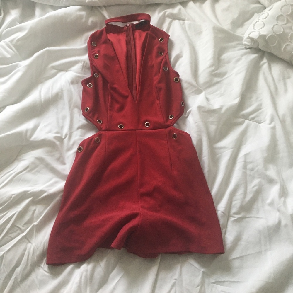 Red Jumpsuit/Romper